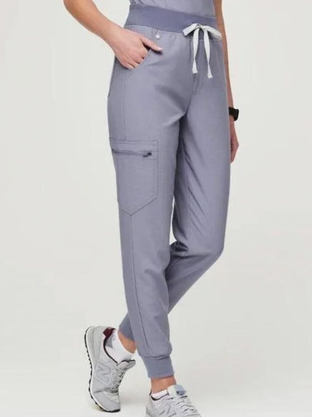 Figs Women's Zamora Jogger Scrub Pants in Vapor Blue Size Medium